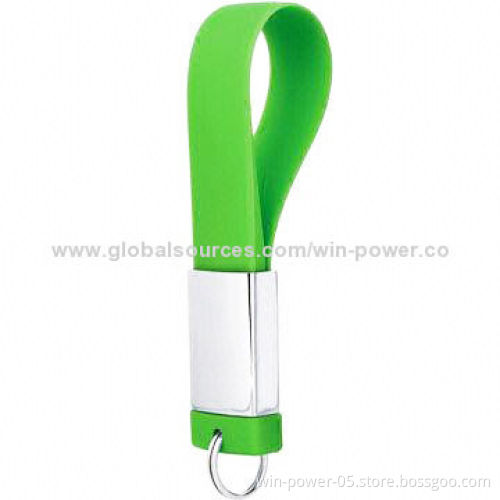 Promotional Lanyard USB Drive, Silicone Material, Full Capacity Grade A Chips, Pantone Match Color